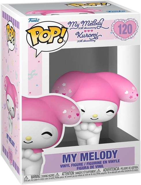 FUNKO POP SANRIO: KUROMI 20TH ANNIVERSARY - VINYL FIGURE 120 MY MELODY 9CM