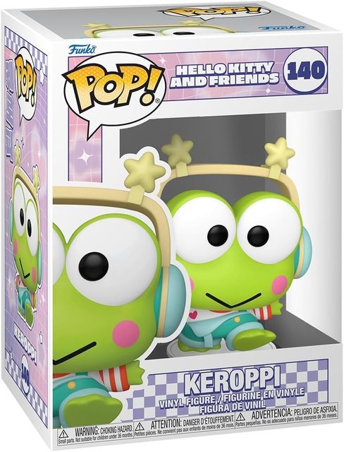 FUNKO POP SANRIO:HELLO KITTY S8 - VINYL FIGURE 140 KEROPPI (K-POP) 9CM