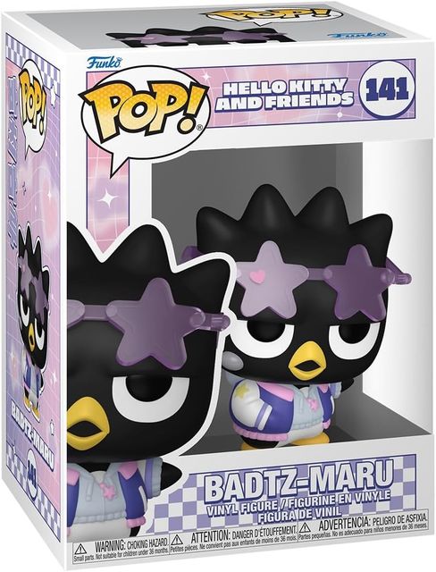FUNKO POP SANRIO:HELLO KITTY S8 - VINYL FIGURE 141 BADTZ-MARU (K-POP) 9CM
