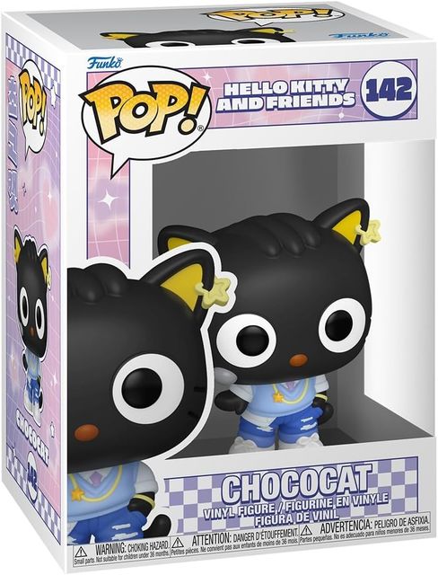FUNKO POP SANRIO:HELLO KITTY S8 - VINYL FIGURE 142 CHOCOCAT (K-POP) 9CM