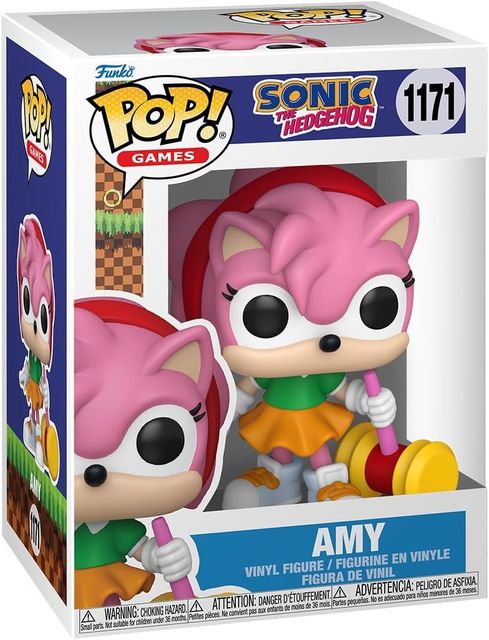 FUNKO POP SONIC THE HEDGEHOG S10 - VINYL FIGURE 1171 AMY ROSE 9CM COC