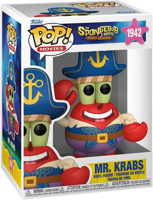 FUNKO POP SPONGEBOB - VINYL FIGURE 1942 MR. KRABS 9CM