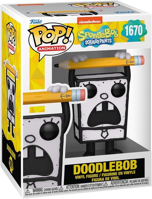 FUNKO POP SPONGEBOB: 25TH ANNIVERSARY - VINYL FIGURE 1670 DOODLEBOB 9CM