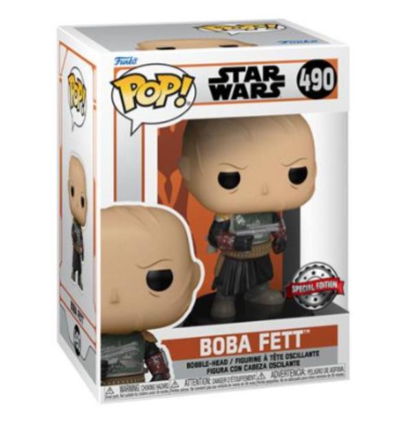 FUNKO POP STAR WARS - THE MANDALORIAN - VINYL FIGURE 490 BOBA FEET 9CM*
