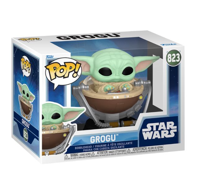 FUNKO POP STAR WARS: MANDALORIAN & GROGU (2026) - VINYL FIGURE 823 GROGU (IN PR…