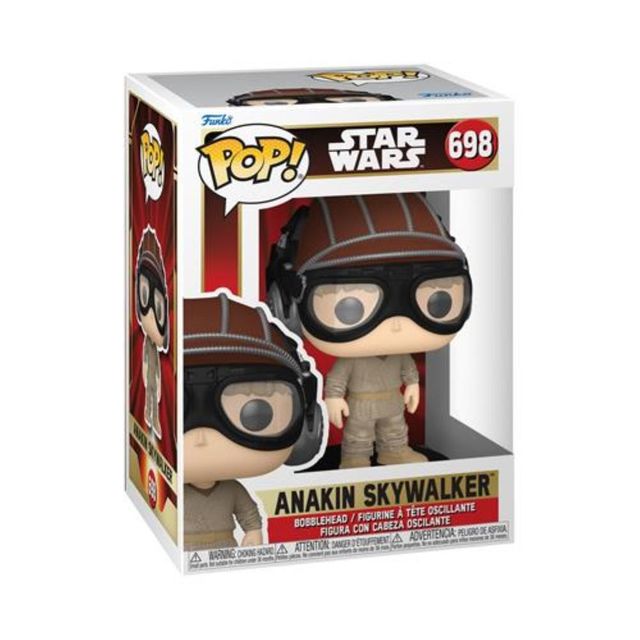 FUNKO POP STAR WARS: THE PHANTOM MENACE - VINYL FIGURE 698 ANAKIN W/HELMET 9CM