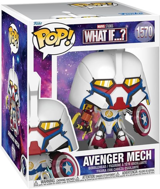FUNKO POP SUPER MARVEL: WHAT IF...? - VINYL FIGURE 1570 AVENGER MECH 15CM