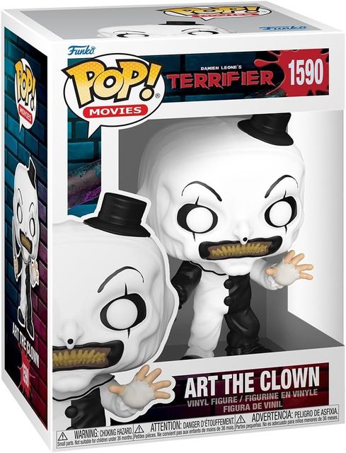 FUNKO POP TERRIFIER - VINYL FIGURE 1590 ART THE CLOWN 9CM 31/10/24
