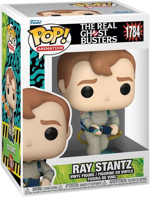 FUNKO POP THE REAL GHOSTBUSTERS - VINYL FIGURE 1784 RAY STANTZ 9CM