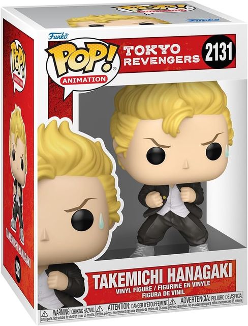 FUNKO POP TOKYO REVENGERS - VINYL FIGURE 2131 TAKEMICHI HANAGAKI 9CM COC