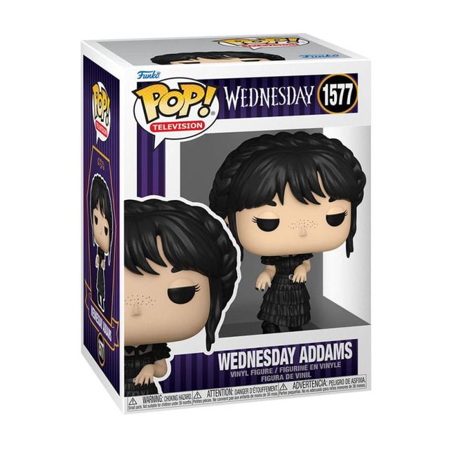 FUNKO POP WEDNESDAY - VINYL FIGURE WEDNESDAY DANCING 1577 THE FAMILY ADDAMS FAM…