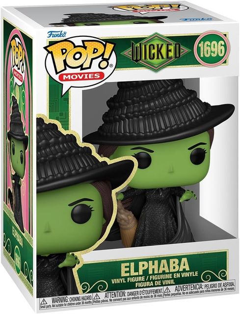 FUNKO POP WICKED - VINYL FIGURE 1696 ELPHABA 9CM 30/11/24