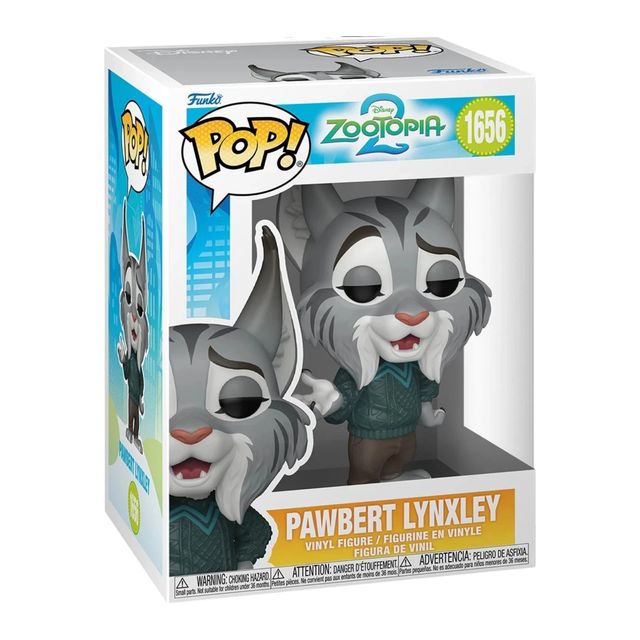 FUNKO POP ZOOTOPIA 2 - VINYL FIGURE 1656 PAWBERT LYNXLEY 9CM