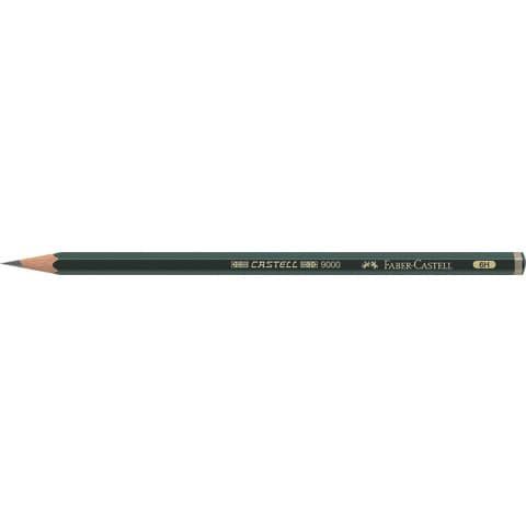 Faber-Castell CASTELL 9000 - Matita - 6H