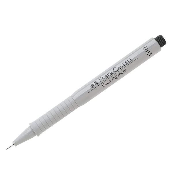 Faber-Castell ECCO PIGMENT - Penna a punta sottile - per carta da disegno - ner…