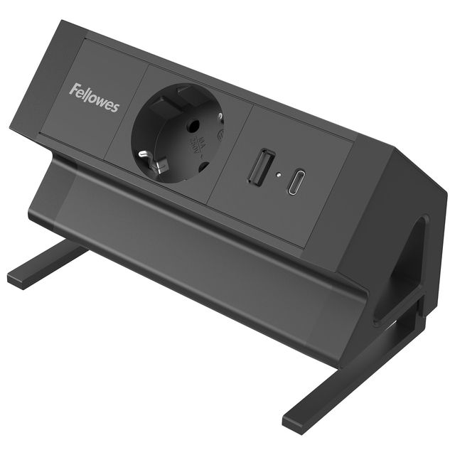 Fellowes 100137172 prolunghe e multiple 2 m 1 presa(e) AC Interno Nero