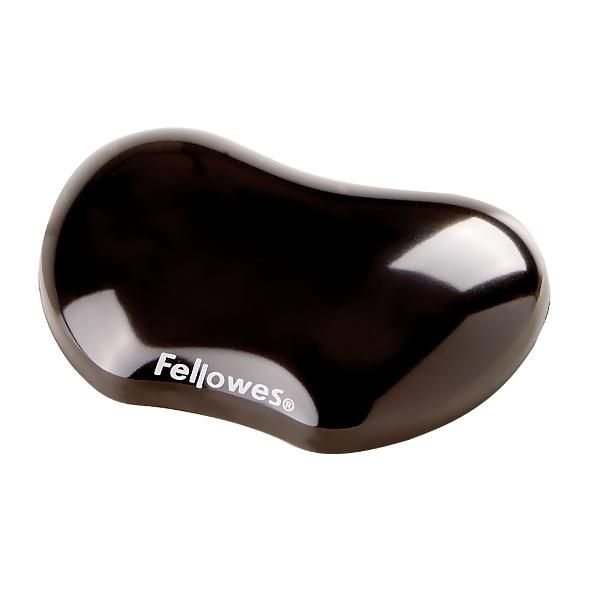 Fellowes Gel Crystals Flex Rest - Poggiapolso - nero