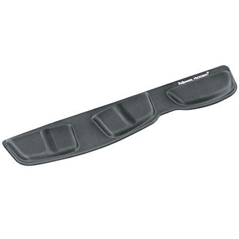 Fellowes Keyboard Palm Support - Piattaforma tastiera con poggiapolsi - grafite