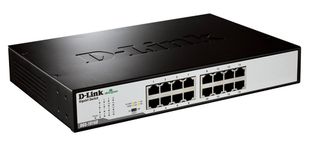 D-Link DGS 1016D - Switch - unmanaged - 16 x 10/100/1000 - desktop, montabile s…