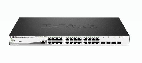 D-Link DGS 1210-28MP - Switch - gestito - 24 x 10/100/1000 (PoE+) + 4 x Gigabit…