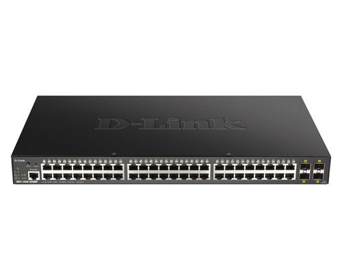 D-Link DGS 1250-52XMP - Switch - L3 Lite - intelligente - 48 x 10/100/1000 (PoE…