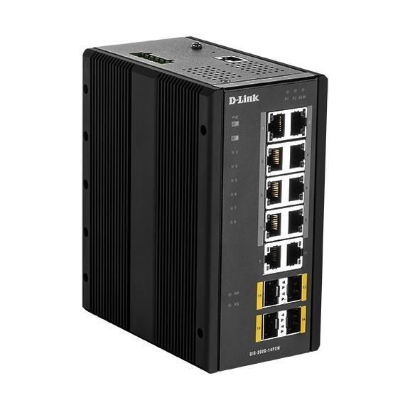 D-Link DIS 300G-14PSW - Switch - gestito - 8 x 10/100/1000 (PoE+) + 2 x 10/100/…