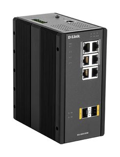D-Link DIS 300G-8PSW - Switch - gestito - 4 x 10/100/1000 (PoE+) + 2 x 10/100/1…