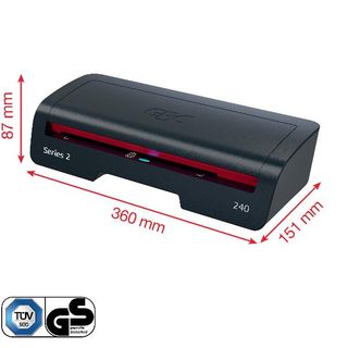GBC 240 HOME OFFICE A4 PLASTIFICATRICE A CALDO PRONTA IN 2 MINUTI SPEGNIMENTO A…
