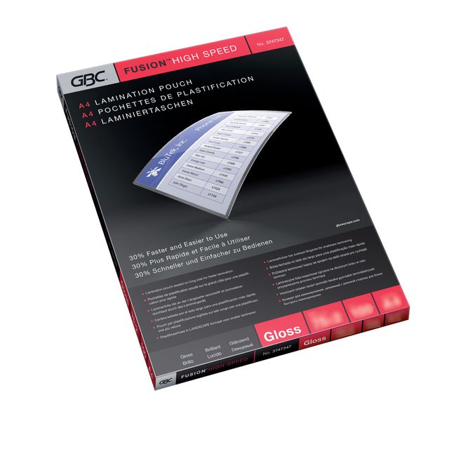 GBC HighSpeed Pouch - Taschen fÃ¼r Laminierung - 160 Mikron - 100 x glÃ¤nzend -…