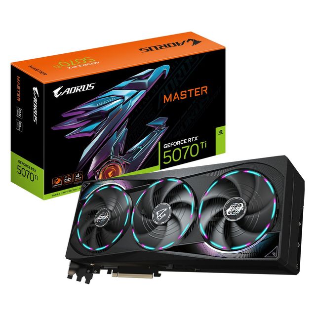 GIGABYTE AORUS GeForce RTX 5070 Ti MASTER 16G Scheda Grafica
