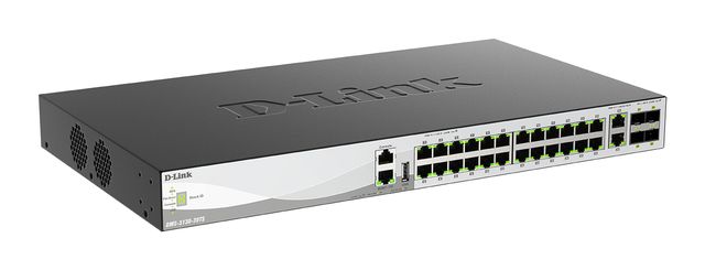 D-Link DMS 3130-30TS - Switch - L3 - gestito - 24 x 100/1000/2.5G + 2 x 100/100…