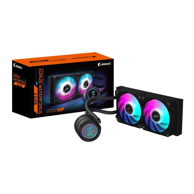GIGABYTE AORUS WATERFORCE II 240 Processore Raffreddatore di liquidi tutto in u…