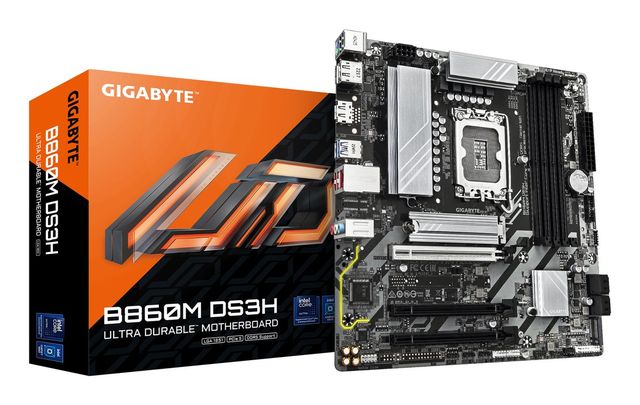 GIGABYTE B860M DS3H SCHEDA MADRE - CPU INTEL CORE ULTRA, VRM A 5+1+2+1 FASI, FI…