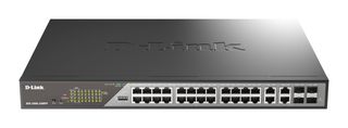 D-Link DSS 200G-28MPP - Switch - gestito - 24 x 10/100/1000 (PoE) + 4 x SFP com…