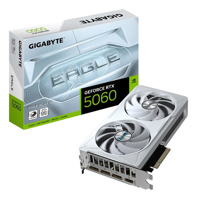 GIGABYTE GeForce RTX 5060 EAGLE OC ICE 8G Scheda Grafica
