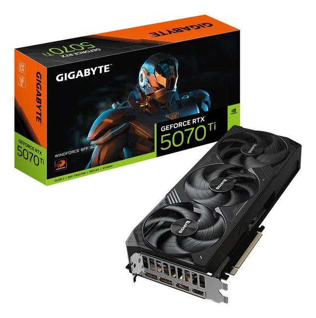 GIGABYTE GeForce RTX 5070 Ti WINDFORCE SFF 16G Scheda Grafica