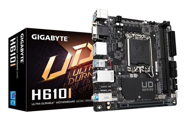 GIGABYTE H610I scheda madre Intel H610 Express LGA 1700 mini ITX