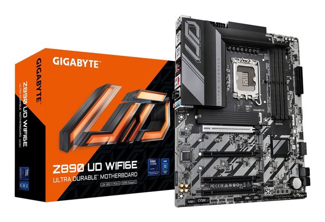 GIGABYTE Z890 UD WI-FI 6E SCHEDA MADRE - Supporta CPU Intel Core Ultra (Serie 2…