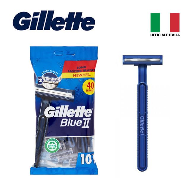 GILLETTE BLUE II BUSTA 10PZ USA E GETTA BL1 1PZ=(1PZ)