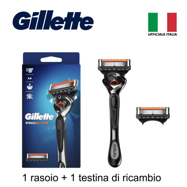 GILLETTE PROGLIDE FLEXBALL MANUAL 1RASOIO+1RICAMBIO 1PZ=(1PZ)