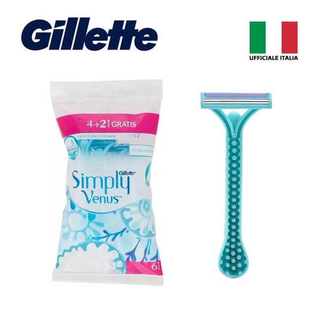 GILLETTE SIMPLY VENUS 2 ALOE BUSTA 6PZ BL1 1PZ=(1PZ)