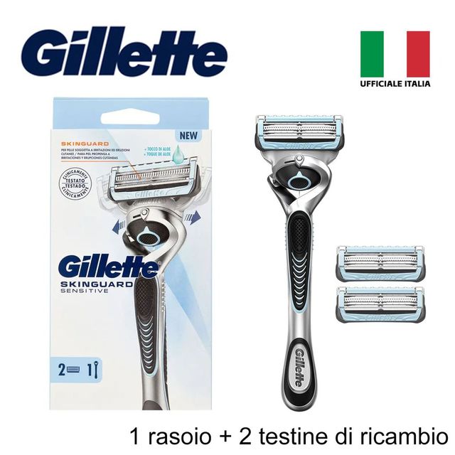 GILLETTE SKINGUARD SENSITIVE 1 RASOIO+2RICAMBI BL1 1PZ=(1PZ)