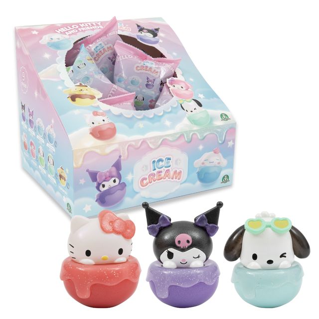 GIOCHI PREZIOSI HELLO KITTY BLIND BOX FOILBAG ICE CREAM CDU18 - 9 MOD HKT43000