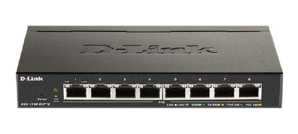 D-Link EasySmart Switch DGS-1100-08P - V2 - switch - intelligente - 8 x 10/100/…