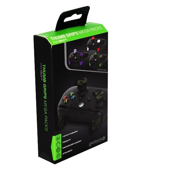 GIOTECK XBOX THUMB GRIPS MEGA PACK 4 PAIA DI IMPUGNATURE PER IL POLLICE MULTICO…
