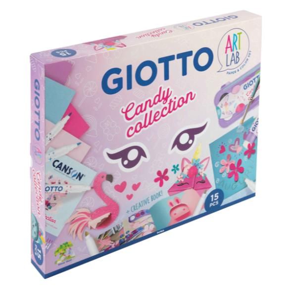 GIOTTO ART LAB CANDY COLLECTION KIT CREATIVO PER CREARE SCULTURE IN CARTA CON P…
