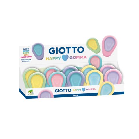 GIOTTO CF30 GOMME HAPPY LOVE PASTEL