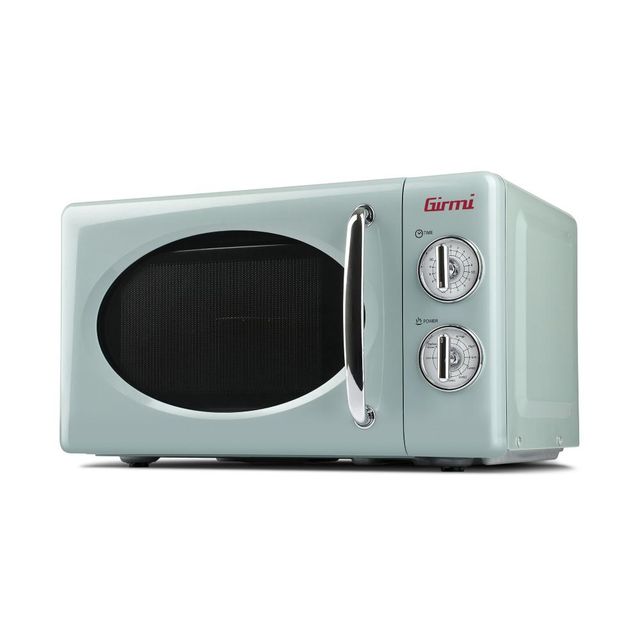 GIRMI Forno Microonde combinato 20 Litri700+800 Watt Vintage design VERDE