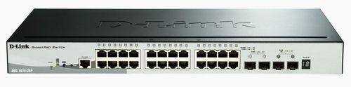 D-Link SmartPro DGS-1510-28P - Switch - L3 - gestito - 24 x 10/100/1000 (PoE+) …