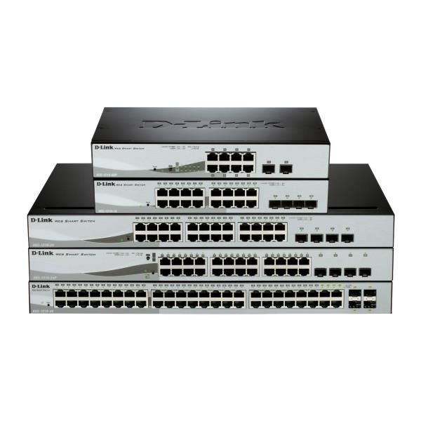 D-Link Web Smart DGS-1210-08P - Switch - gestito - 8 x 10/100/1000 (PoE) + 2 x …